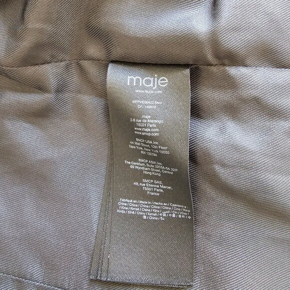 maje Votale Houndstooth Check Wool Blend Blazer - Picture 7 of 11